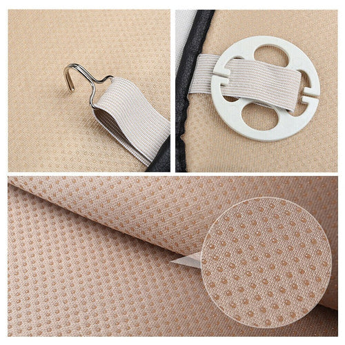 1x Full Surround Front Car Seat Cover PU Leather Pad Mat Seats Cushion Protector